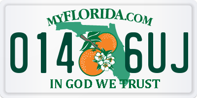 FL license plate 0146UJ