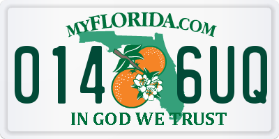 FL license plate 0146UQ