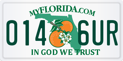 FL license plate 0146UR
