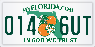 FL license plate 0146UT