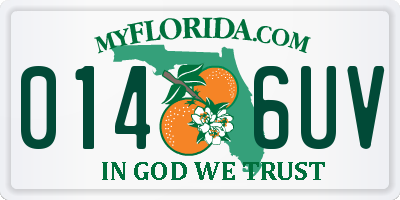 FL license plate 0146UV