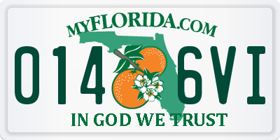 FL license plate 0146VI