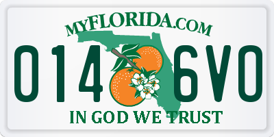 FL license plate 0146VO