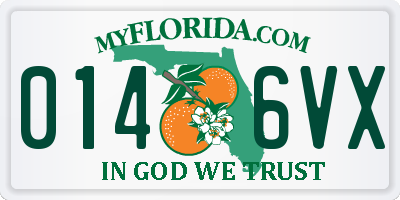 FL license plate 0146VX