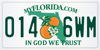 FL license plate 0146WM