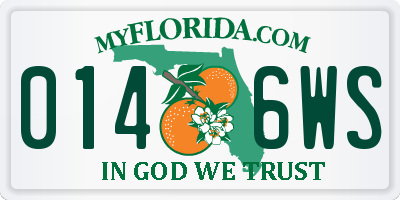 FL license plate 0146WS
