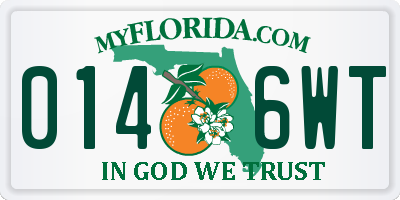 FL license plate 0146WT