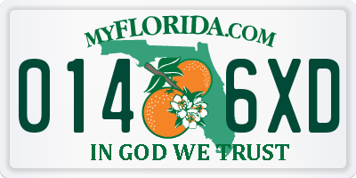 FL license plate 0146XD