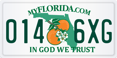 FL license plate 0146XG