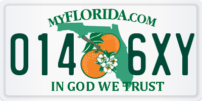 FL license plate 0146XY