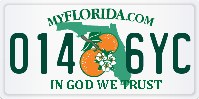 FL license plate 0146YC