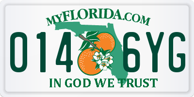 FL license plate 0146YG