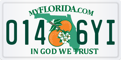 FL license plate 0146YI