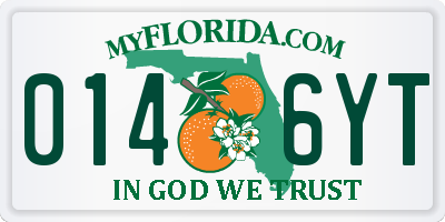 FL license plate 0146YT