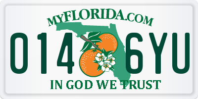FL license plate 0146YU