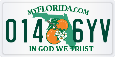 FL license plate 0146YV