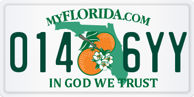 FL license plate 0146YY