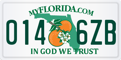 FL license plate 0146ZB