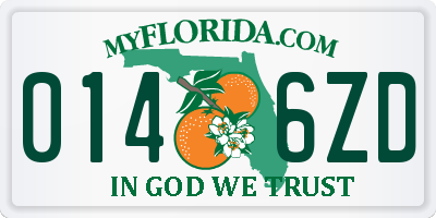 FL license plate 0146ZD