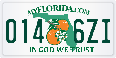 FL license plate 0146ZI