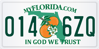 FL license plate 0146ZQ