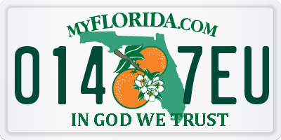 FL license plate 0147EU