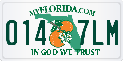 FL license plate 0147LM