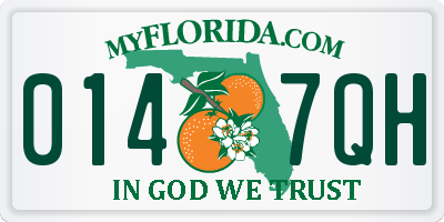 FL license plate 0147QH