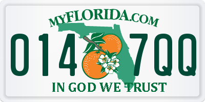 FL license plate 0147QQ