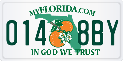 FL license plate 0148BY