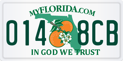FL license plate 0148CB
