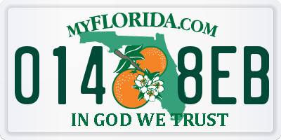FL license plate 0148EB