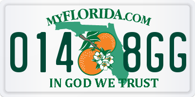 FL license plate 0148GG