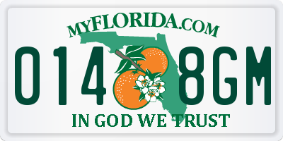 FL license plate 0148GM