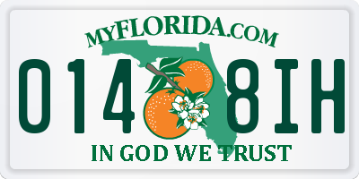 FL license plate 0148IH