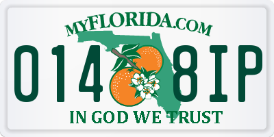 FL license plate 0148IP