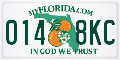 FL license plate 0148KC