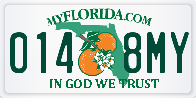 FL license plate 0148MY