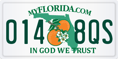 FL license plate 0148QS