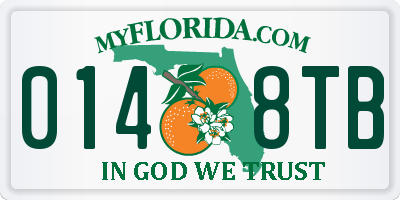 FL license plate 0148TB
