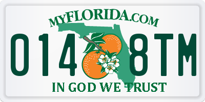 FL license plate 0148TM
