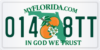 FL license plate 0148TT