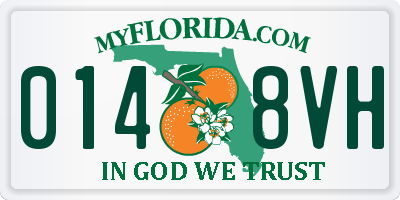 FL license plate 0148VH