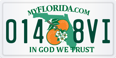 FL license plate 0148VI