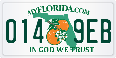 FL license plate 0149EB