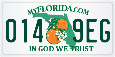 FL license plate 0149EG