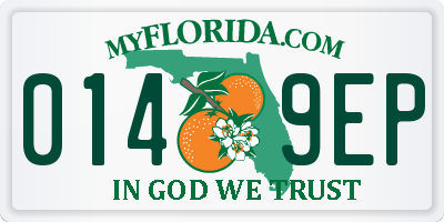 FL license plate 0149EP