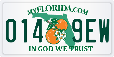 FL license plate 0149EW