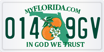 FL license plate 0149GV