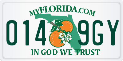 FL license plate 0149GY